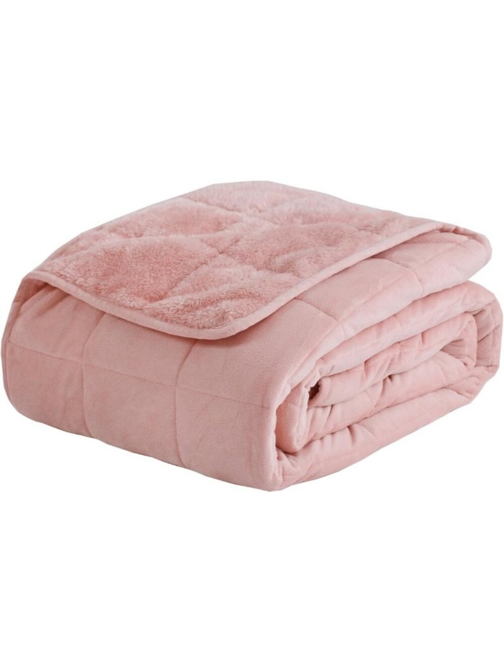 Ultra Soft Weighted Blanket - Fluffy Cozy Fleece Throw for Bed & Couch, 60"x80